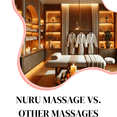 Comparison chart of Nuru massage and other massage types.