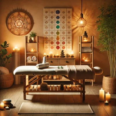 Therapist demonstrating various tantra massage techniques.
