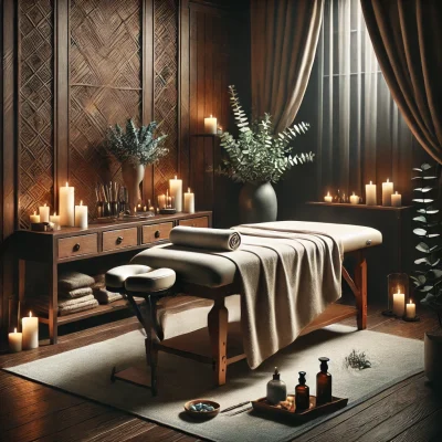 Visual showing the health improvements associated with lingam massage for men.