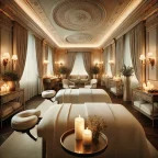 A welcoming spa environment illustrating etiquette for body-to-body massage.